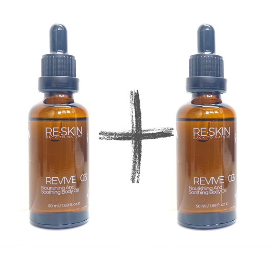 Duo of Revive 03 body oil fresh citrus reskin